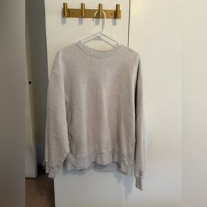 Aritzia Light Gray Crewneck Sweatshirt